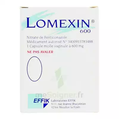 Lomexin 600 Mg Caps Molle Vaginale Plq/1 à Poitiers