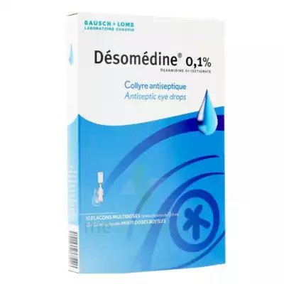 Desomedine 0,1 % Collyre Sol 10fl/0,6ml à Poitiers